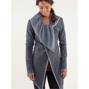 Lululemon Presence Of Mind JacketFossil Lululemon asymmetrical cardigan